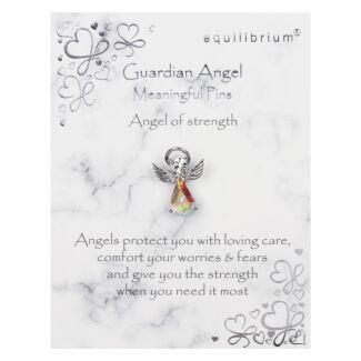 Guardian Angel of Strength Pin Brooch