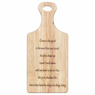 Cheese Is The Word Karaoke Cheeseboard