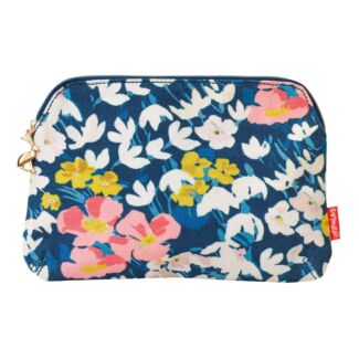 Floral Print Medium Zip Pouch