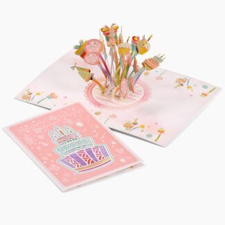 Kirigami ‘Cake Sweet Explosion’ 3D Pop-up Card