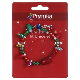 Flashing Light Up Christmas Bracelet