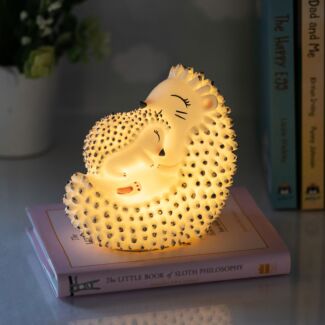 Hedgehog and Baby Mini LED Light