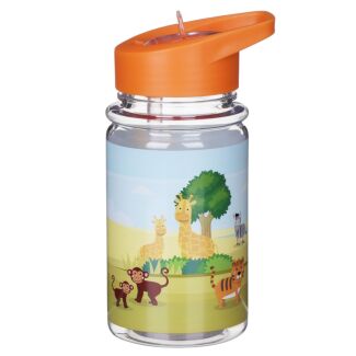 Zoo Drinks Bottle With Straw