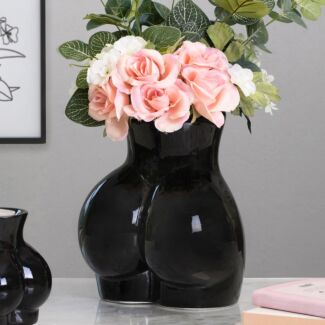 Black Body Derriere Vase