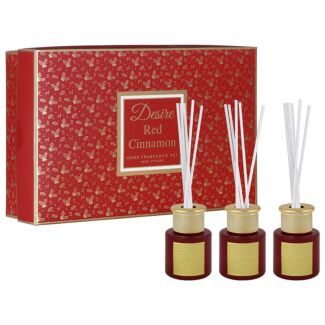 Red Cinnamon Trio Of 50ml Diffusers Set
