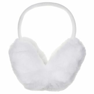 Cozy White Fluffy Foldable Ear Muffs