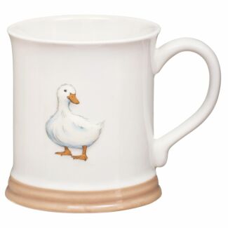 Country Life Duck Embossed Tankard Mug