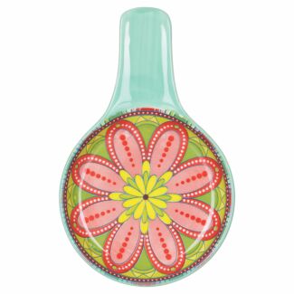Tuscany Teal Fine China Spoon Rest