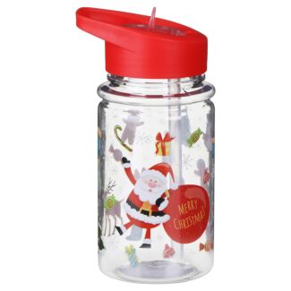 Christmas Bottle with Straw