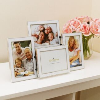 White Edged Collage Photo Frame 4 6x4