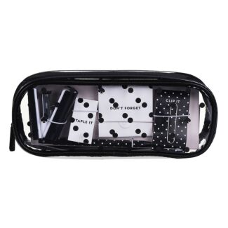 Black & White Spade Dot Mini Accessory Set