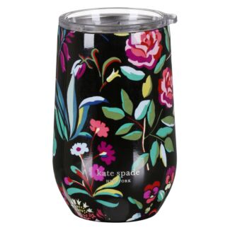 Autumn Floral Stainless Steel Wine Tumbler