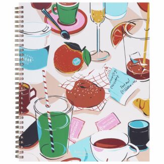 Rise And Shine Large Spiral Notebook