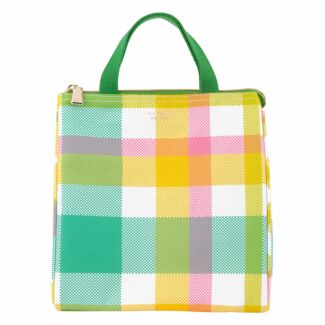 Garden Plaid Lunch Bag