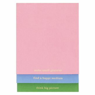 Adventure Stripe Stacked Notepad