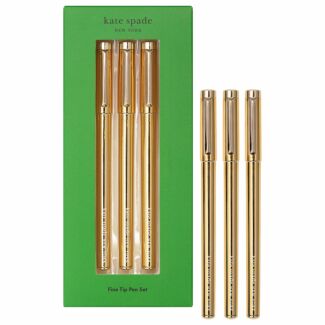 Gold Fine Tip Pen Set