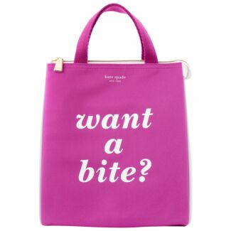 Colourblock ‘Want A Bite’ Lunch Bag