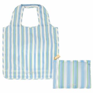 Daisy Stripe Reusable Shopper Tote