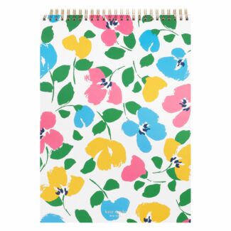Painterly Bouquet Large Top Spiral Notebook