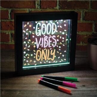 Light Up Neon Effect Message Frame