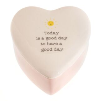 Love Life Heart Trinket Pot – Good Day