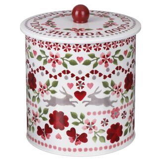 Lovebirds Biscuit Barrel