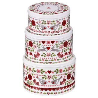 Lovebirds Set of Three Round Cake Tins