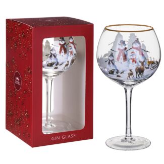 Magic of Christmas Gin Glass