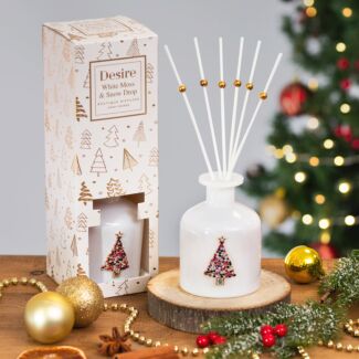 White Christmas Tree White Moss & Snowdrop 200ml Reed Diffuser