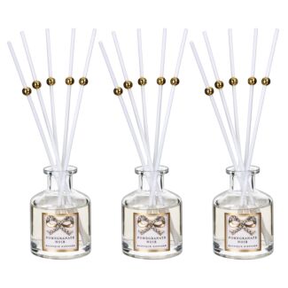 Pomegranate Noir Mini Reed Diffusers Set of 3