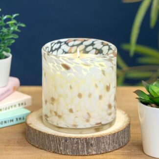Fresh Linen Heavyweight Boutique Glass Candle