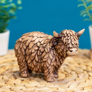 Hughie Highland Cow Ornament