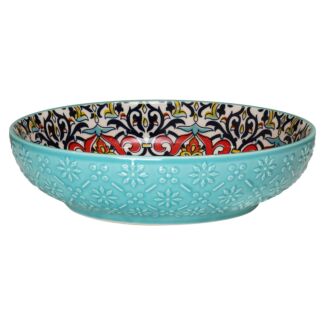 Tuscany Blue 22cm Large Ceramic Bowl