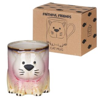 Faithful Friends Cat Mug