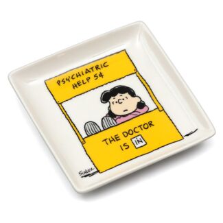 Peanuts Psychiatric Help Large Square Trinket Tray