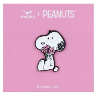 Peanuts Flowers Snoopy Pin Badge
