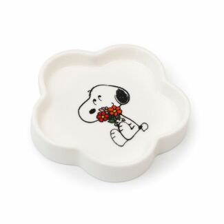 Peanuts Love Is In Bloom Flower Medium Trinket Dish