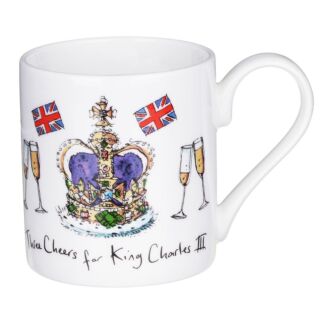 Coronation Madeleine Floyd Three Cheers for King Charles III Mug