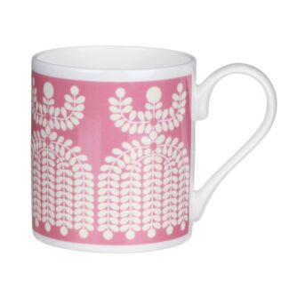 Pink Folk Girl Standard Mug