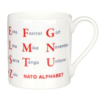 Nato Alphabet Large Mug