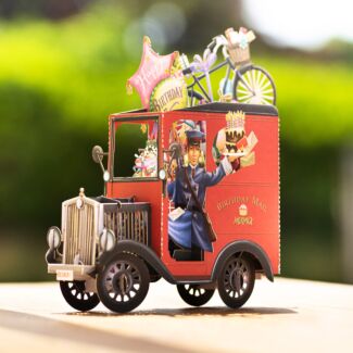 “UK Post Van” 3D Birthday Card