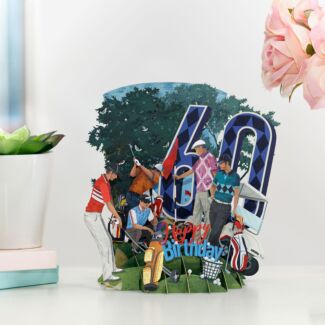 “60 Today” Male 3D Birthday Card