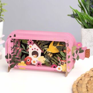 Birdhouse Message In A Bottle Card