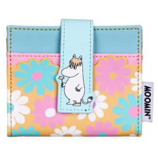Moomin Flower Folded Card Wallet
