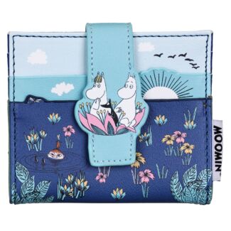 Moomin Lotus Folded Card Wallet