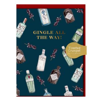 Gin ‘Gingle All The Way’ Mini Christmas Card