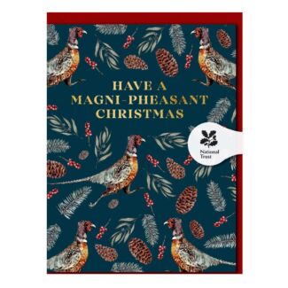 Pheasant ‘Magni-Pheasant’ Mini Christmas Card