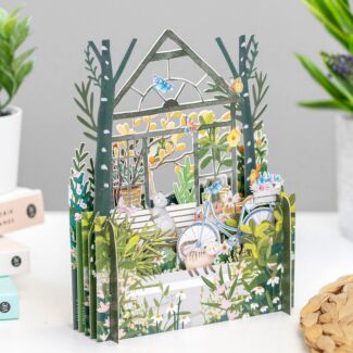 Garden House Greetings 3D Pop Up Card