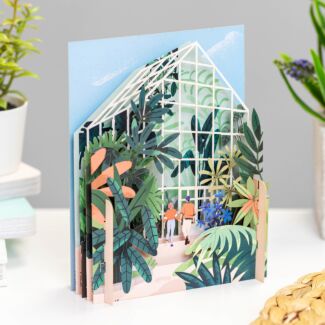 Botanic Garden Greetings 3D Pop Up Card