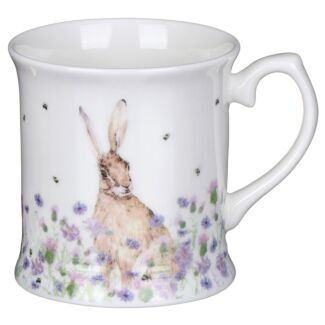 Hare & Wildflowers Tankard Mug